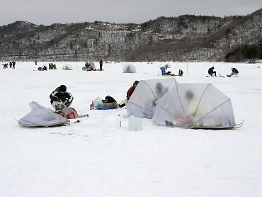 赤城山ワカサギ釣り