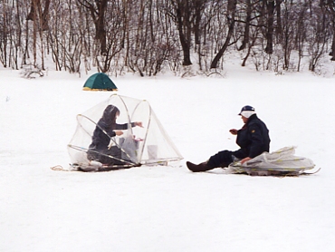 赤城山ワカサギ釣り