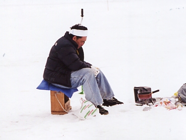 赤城山ワカサギ釣り