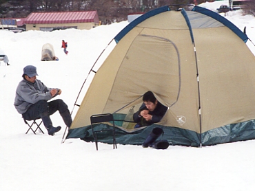 赤城山ワカサギ釣り